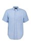 Regular Fit Short Sleeve Linen Shirt - 2
