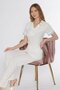 Short Sleeve Zakkum Classic Pajama Set with Lace Details 88-119