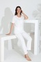 Bamboo Short Sleeve Maternity Maternity Pajamas Set 30241Y-30245Y - 2