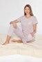 Short Sleeve Pajama Set Viscose 780-54 - 3