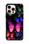 غطاء حماية لهاتف Apple iPhone 16 Pro Max بنقشة الفراشات