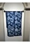 Aura Silk Crepe Shawl-Navy Blue - 6