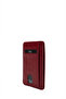 Unisex Genuine Leather Claret Red Card Holder - 2