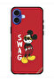 غطاء حماية لجهاز Apple iPhone 16 من Swag Mickey Mouse