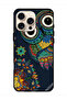 غطاء حماية لجهاز Apple iPhone 16 Pro Max بتصميم بومة زهرية