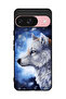 Google Pixel 9 Protective Case Cover Wolf Paint Art