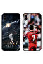 حافظتان واقيتان لهاتف Apple iPhone XS Max بشعار رونالدو تحية للجماهير