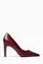 Burgundy 90mm Leather X Gi Heeled Shoes