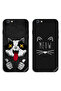 حافظتان واقيتان لهاتف Apple iPhone 6/6s بتصميم Marshmallow Cat وMeo