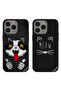 حافظتان واقيتان لهاتف Apple iPhone 15 Pro Max بتصميم Marshmallow Cat وMeo