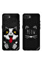 حافظتان واقيتان لهاتف Apple iPhone 16e بتصميم Marshmallow Cat وMeo