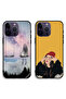 حافظتان واقيتان لهاتف Apple iPhone 14 Pro Max، تصميم فتاة وحيدة حزينة