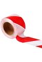 Safety Warning Tape Red & White 7cm x 200m Roll Non-Adhesive - 6