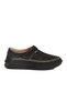 Black Suede Genuine Leather Men's Velcro Casual Shoes