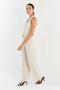 Asymmetric Vest and Pants Suit NATURAL - 3