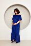 Photoshoot, Long, Maternity, Formal Chiffon Dress - 5