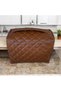 Quilted Travel Makeup Bag - Trend Cosmetic Accessory Leather - 7