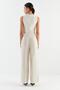 Asymmetric Vest and Pants Suit NATURAL - 5