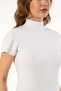 5 Pieces Women's Lycra Half Turtleneck Short Sleeve T-Shirt 95% Cotton 5% Lycra - 3
