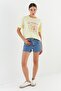 Summer Printed T-Shirt Yellow