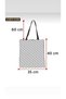 Punch Tote Bag 35X40 1 Piece Natural Linen-Cotton Shopping Bag - Suitable for Punch. - 5
