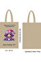 Dtf Printed Cloth Bag 30X42 cm Cotton Bag with Handle – 46 Wires - 2