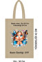 46 Thread Dtf Printed Cloth Bag with Handle – 30X42 cm Raw Cloth
