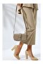 Women's Mink Buckle Cross Strap Shoulder Bag C3012 - 2