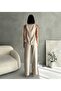 Women's woven blouse pants set - 2