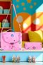 Girl's Primary School Orthopedic Set of 3 Pen Holder Lunch Bag with 3 Compartments Water Bottle - 2
