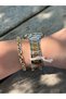 Rosegold and Silver Bicolor Simple Stylish Steel Watches Women's Watches Do Not Change Color - 4