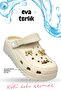 Comfortable Sole High Scale Hospital Cook Nurse Doctor Slippers Eva Sabo Women's Slippers Ecru