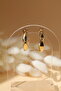 Geometric Form Gold Color Steel Hoop Earrings - 4