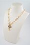 Women's Special Design Bag and Lock Figured Enamel Necklace - 2
