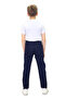 Children's Canvas Fabric Standard Leg School Pants with Elastic Waist - 6