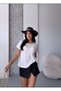 Women's Summer Knitted Wide Sleeve Collar Detail Bluz - 2