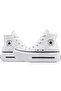 CHUCK TAYLOR ALL STAR LFT D-STACK ΠΛΑΤΦΟΡΜΑ ΛΕΥΚΟ/ΜΑΥΡΟ/ΛΕΥΚΟ - 7