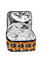 Batman Printed Set of 3 Primary School Bag Thermal Bag Set with Nutrition and Pen Holder - 7