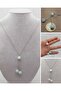 Larimar Stone Chain Necklace (19455)