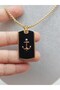 Night Series Men's Natural Stone Steel Necklace (56080) - 3