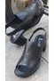 25322552Y Women's Genuine Leather Summer Heeled Shoes - 6