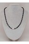 Havlit Stone & Onyx Stone Design Unisex Necklace (54424)