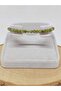 Peridot (Zebercet) Stone Faceted Cut Bracelet 4mm (51652) - 2