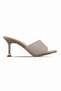 Faroser Women's Glitter Heeled Slippers-Gold