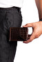 Rafel Brown Crocodile Genuine Leather Wallet with Money Clip and Magnet Cover