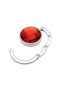 Bag Hook for Handbag, Red, Metal, Table,
