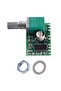 وحدة لوحة مكبر الصوت الرقمي USB 2 قناة DC 5V Mini PAM8403 2 * 3 وات للتحكم في مستوى الصوت مع ... - 7