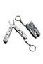 Multifunctional folding keychain pliers, gray, 10 functions - 3