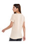 Beige LADIES BASIC ROUND NECK SOLID TEE 8-18 - 3