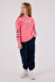 Licensed Girls' Top and Bottom 2 Piece Tracksuit Set - 3